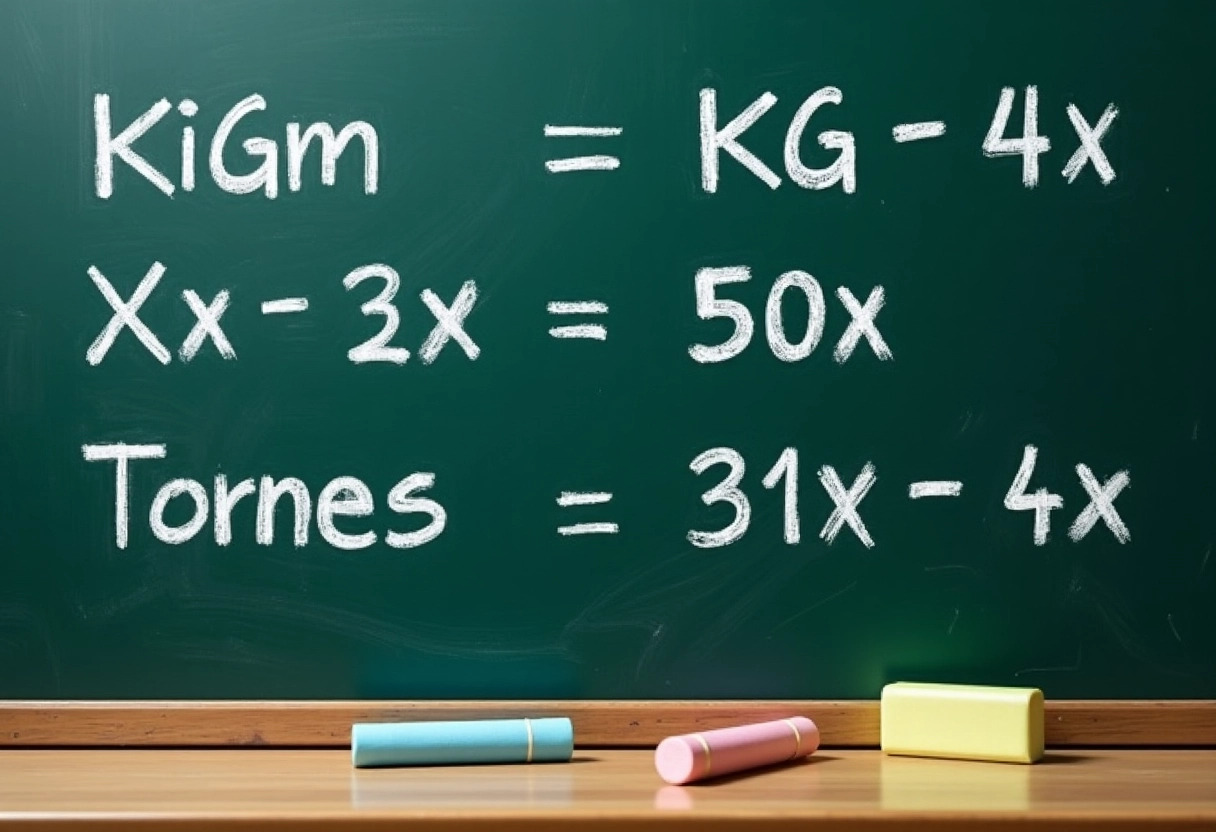 conversion kg en tonnes : astuces pour simplifier les calculs complexes  mot à renseigner :  conversion poids