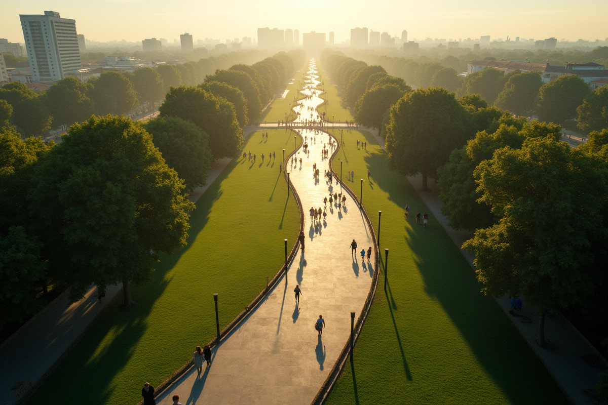 Vue aerienne d