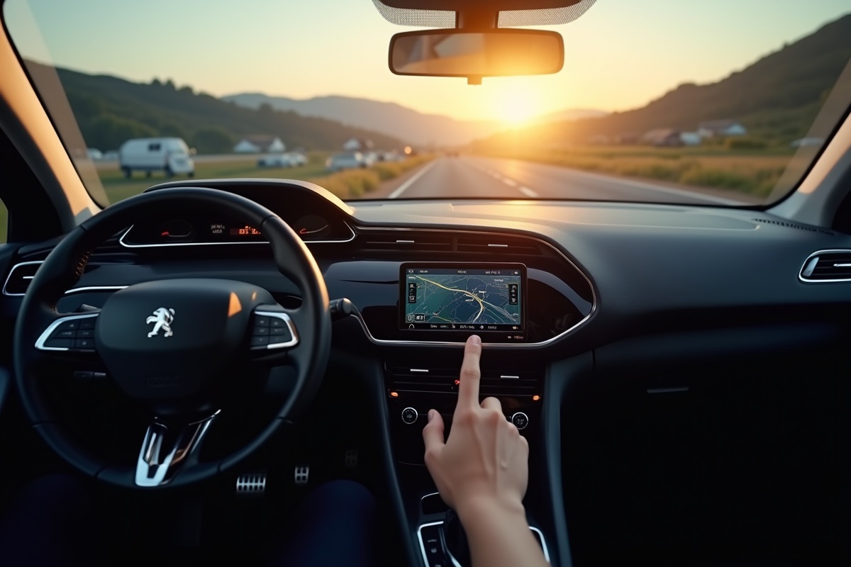 Intérieur Peugeot 308 GT Line tableau de bord numérique